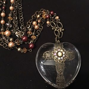 COPY - Acrylic heart necklace